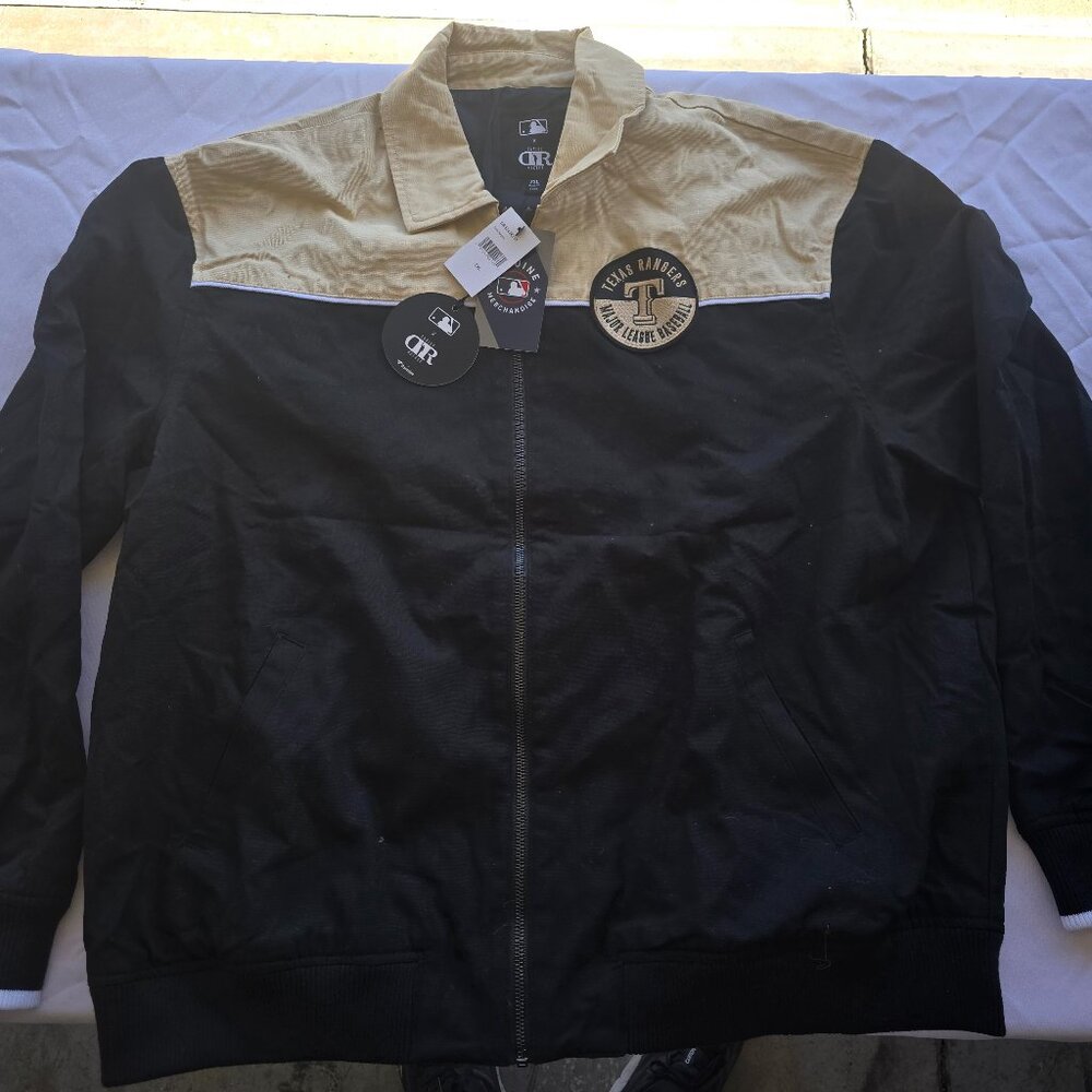 Darius Rucker Collection by Fanatics MLB Texas Rangers Canvas BomberJacket-2XL